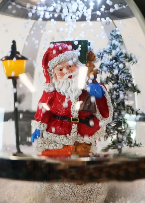 Lampara Globo Polar Rojo