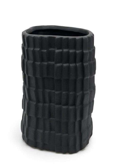 Florero Stone Bajo Neutro