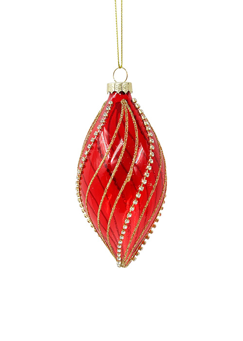 Adorno Rojo Gota Puntos