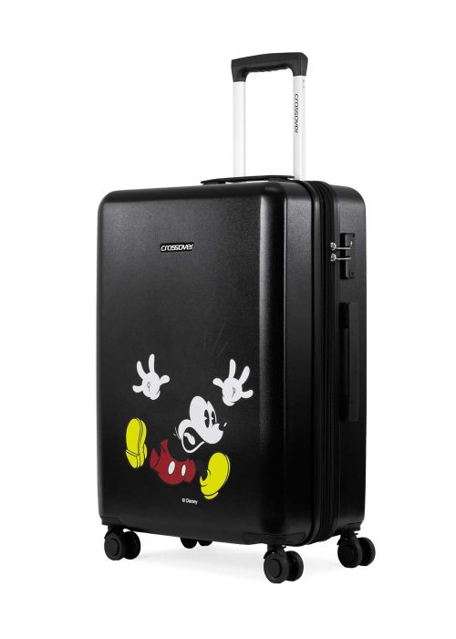 VALIJA MICKEY CARTOON SCREAM 60100 Mediano Negro