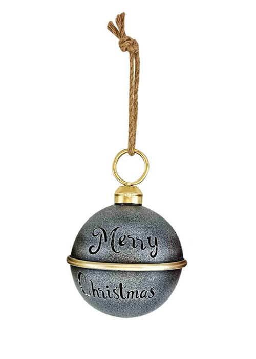 Cascabel Metálico “Merry Christmas” Chico Peltre