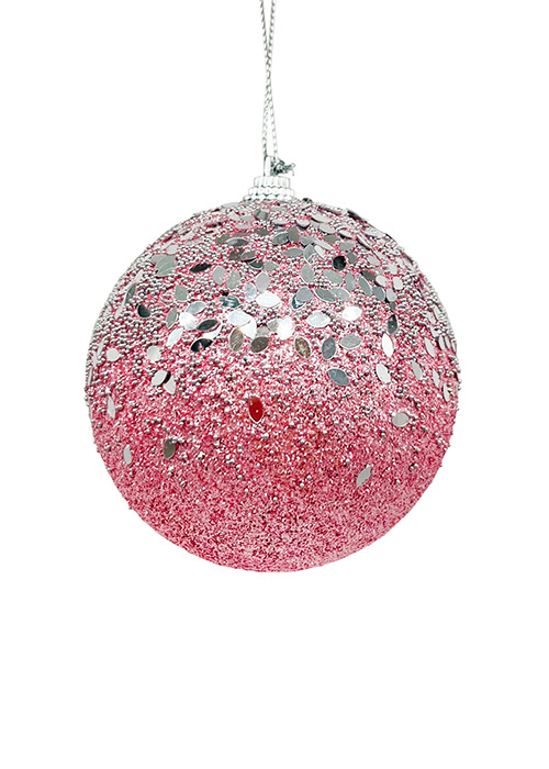 Adorno Plata y Pink Rosa