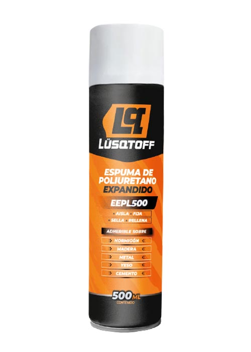 Espuma de poliuretano expandido 500ML EEPL500 Neutro
