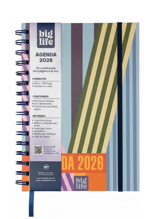 AGENDA 15X21 SV OPTICA 1 2026 / 190 PAG Neutro