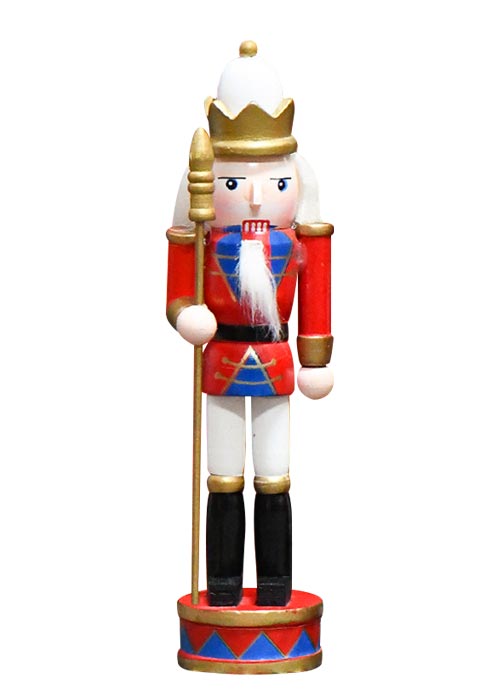 Cascanueces Burdeos 18cm Rojo