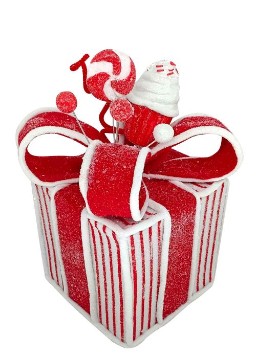 Regalo Navideño Rojo y Blanco