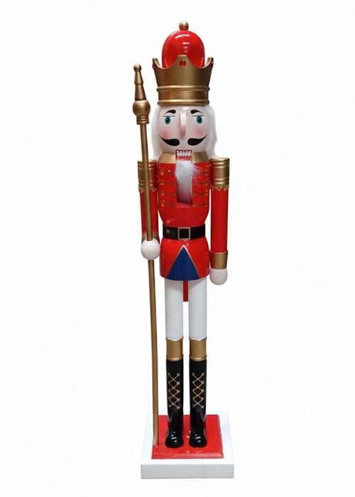 Muñeco Cascanueces Guardia 150 cm SE - Rojo