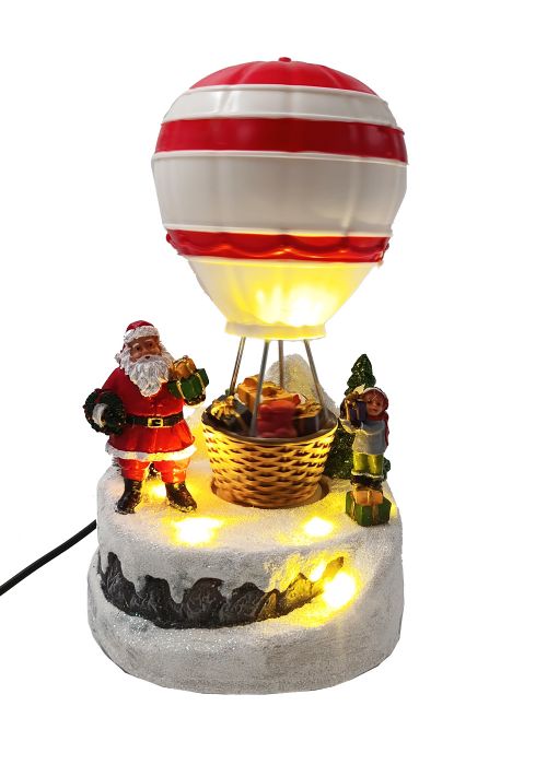 Globo Aerostático de Santa Rojo y Blanco