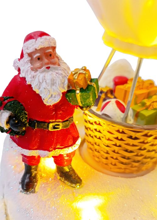 Globo Aerostático de Santa Rojo y Blanco