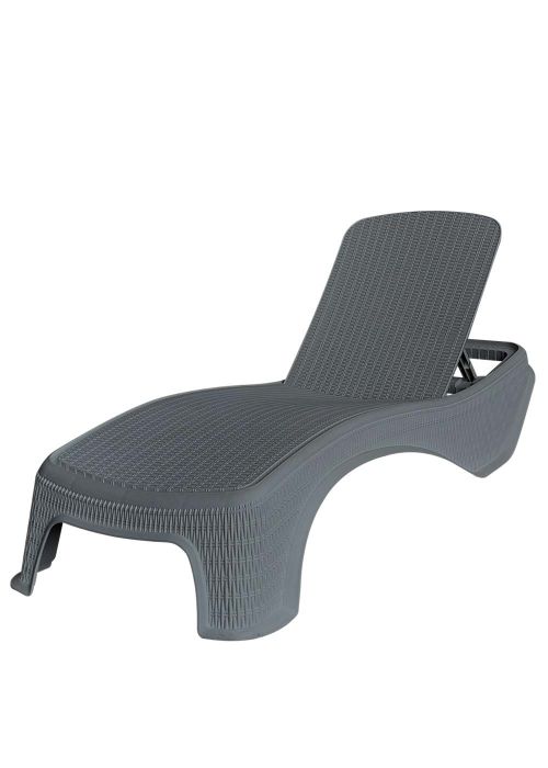 Reposera Rattan Kuwait Gris