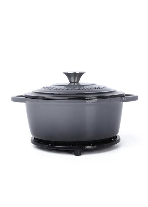 Olla de hierro fundido gris 24 cm