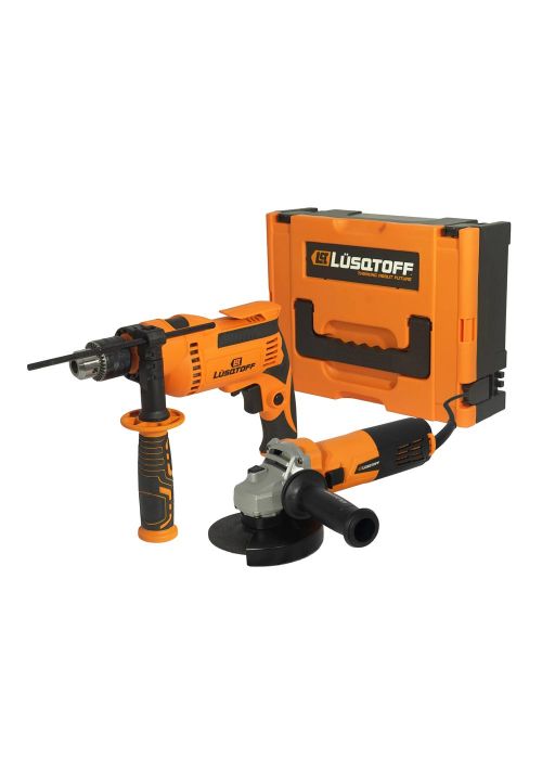 Kit Amoladora 115MM + Taladro 13MM KATL-8 Neutro