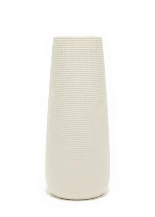 Florero Acanalado Alto Neutro