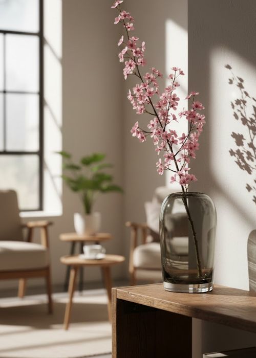 Jarrón Nácar 19 cm Neutro