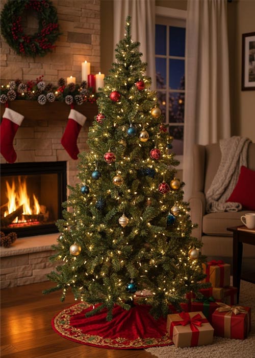 Árbol Navidad 2334 300 cm Verde Oscuro