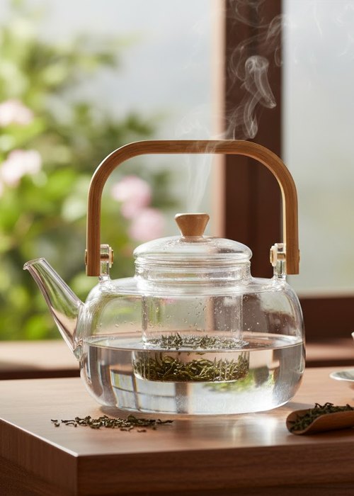 Tetera De Vidrio 1000 ml Neutro