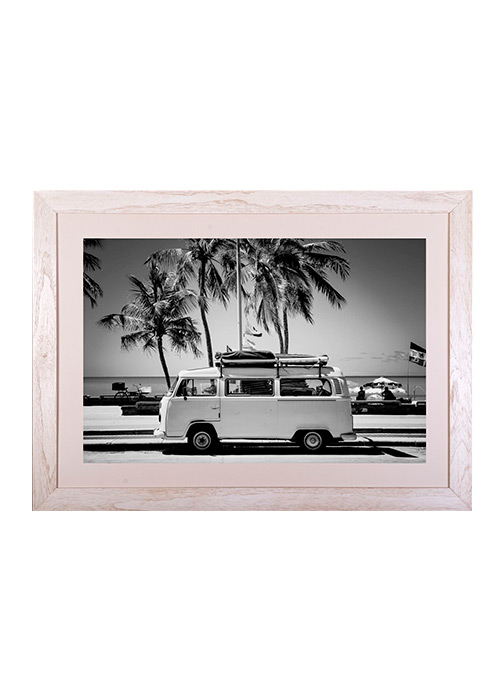 Cuadro mini van Blanco