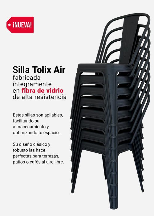 Silla Tolix Air x8 (Plástico Reforzado)