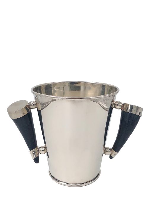 Balde Redondo 22 cm c/vaca Gris
