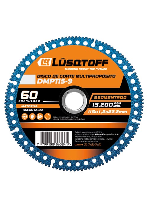 Disco de corte multipropósito DMP115-9