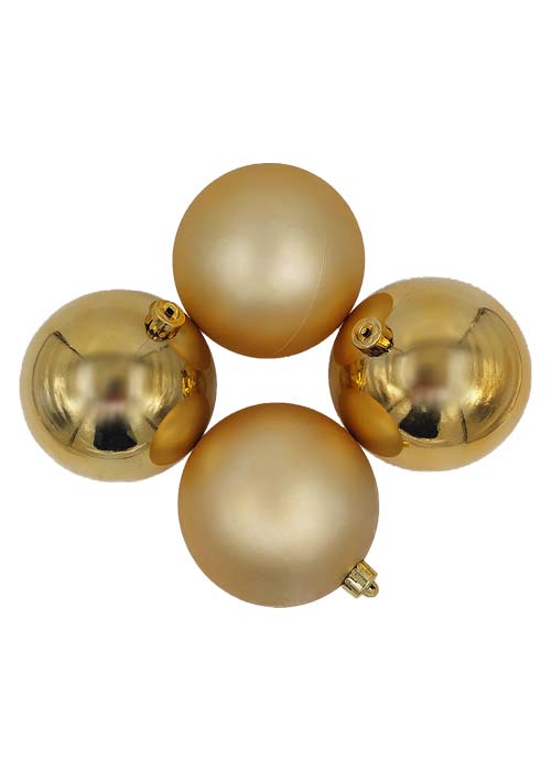 100 mm gold shiny ball matte Dorado