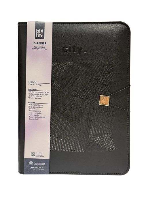 PLANNER 15X21 CITY / 36 PAG Neutro
