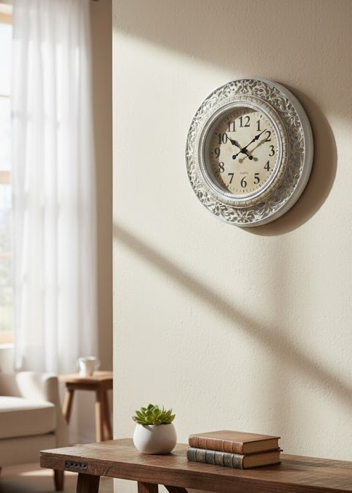 Reloj de pared Luxe I Neutro