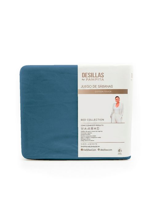 JGO SABANA COTTON TOUCH LISA 1 1/2 Azul Oceano