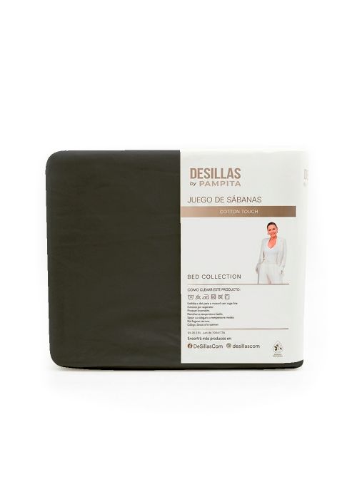 JGO SABANA COTTON TOUCH LISA 1 1/2 Gris Oscuro