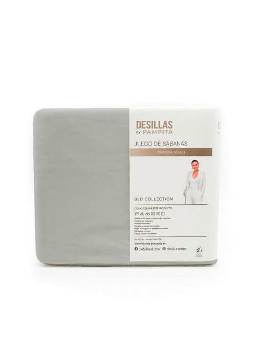 JGO SABANA COTTON TOUCH LISA 1 1/2 Gris Claro