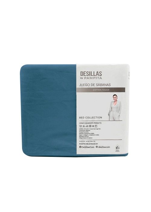 JGO SABANA COTTON TOUCH LISA 1 1/2 Azul Oceano