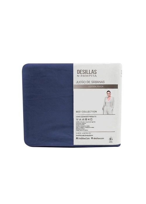 JGO SABANA COTTON TOUCH LISA 1 1/2 Azul