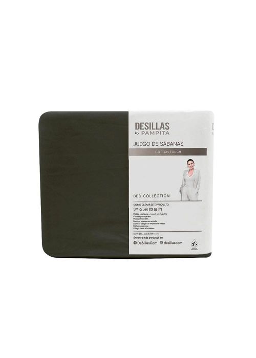JGO SABANA COTTON TOUCH LISA 1 1/2 Gris Oscuro