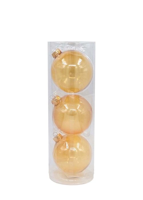 Bolas 100MM Oro Brillante Mate