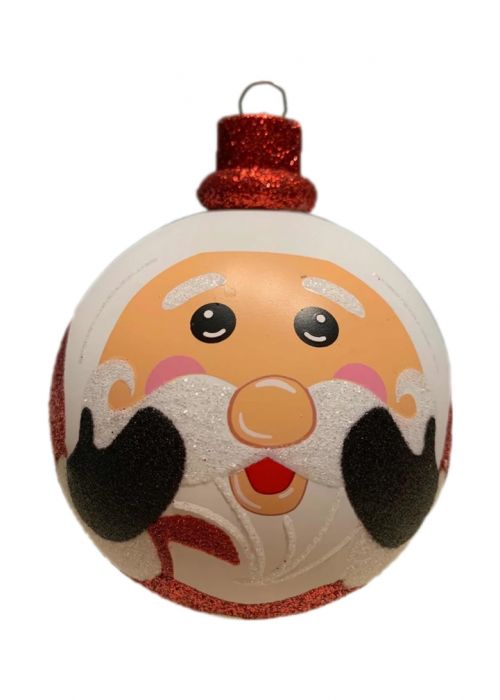 Esfera Decorativa Santa Navideño