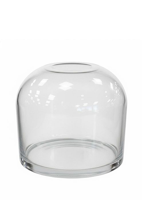 Jarrón Gris Ahumado 12 cm Neutro