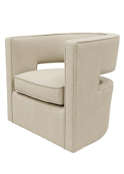 Sillón Michigan Giratorio Lenny Ivory