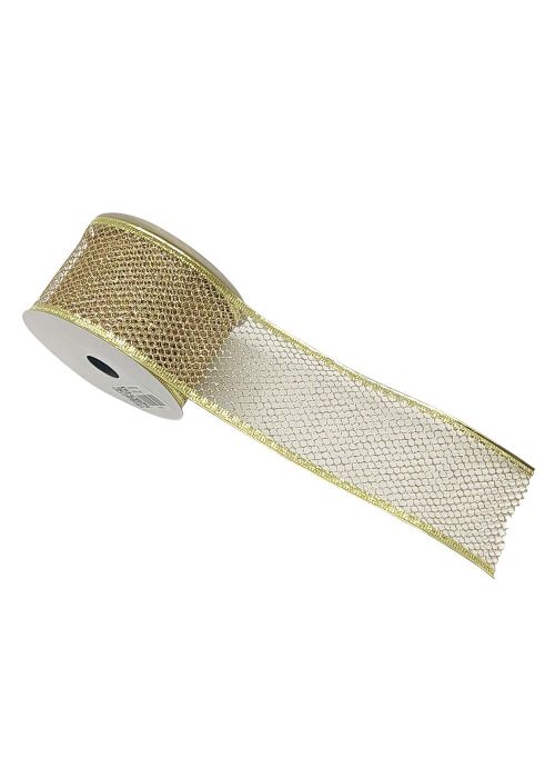 2.5X10YD GLD CRYSTAL NET Dorado