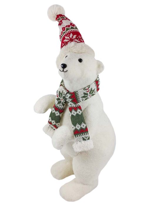 Oso Invernal con bufanda