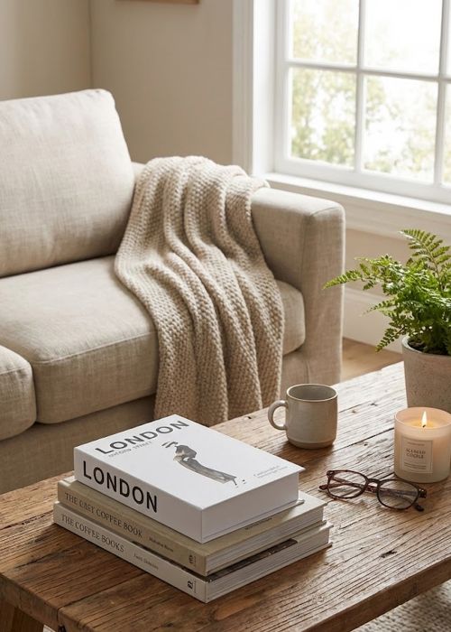 Libro Caja Cierre Magnético London Blanco