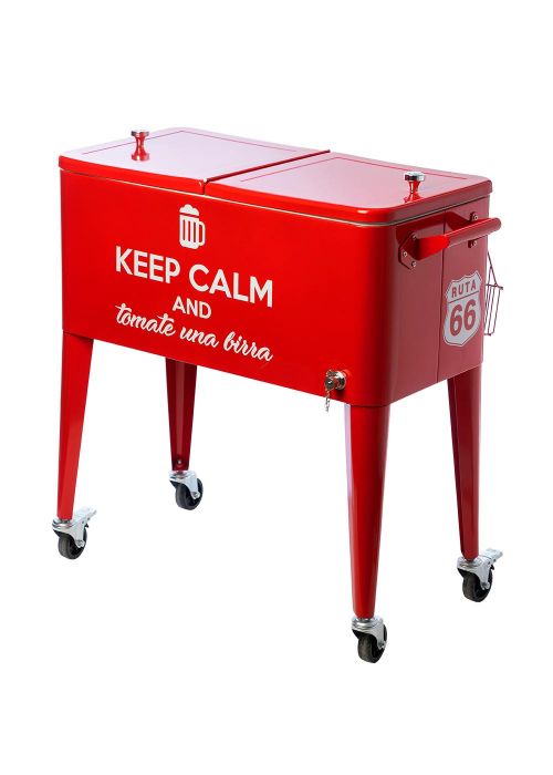 Conservadora Keep Calm 80lts roja LQH120201R Neutro