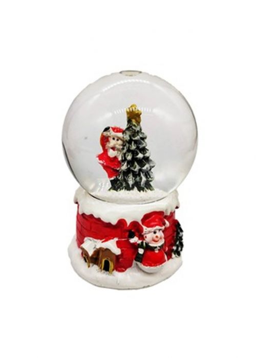 Bola de Nieve Clásica FS25041007 Rojo y Blanco