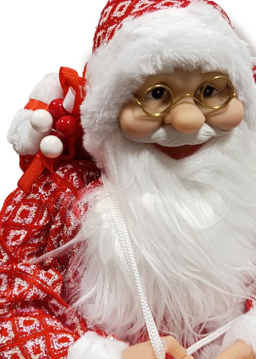Papá Noel Sur 60 cm Rojo y Blanco