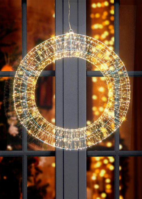 Aro luminoso LED Dorado