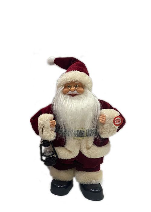 Santa bailando 30cm Bordo