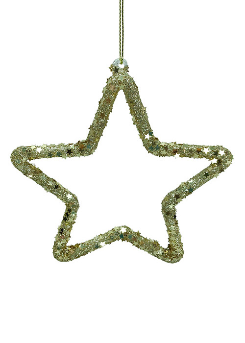 Adorno Estrella Dorada 12 cm
