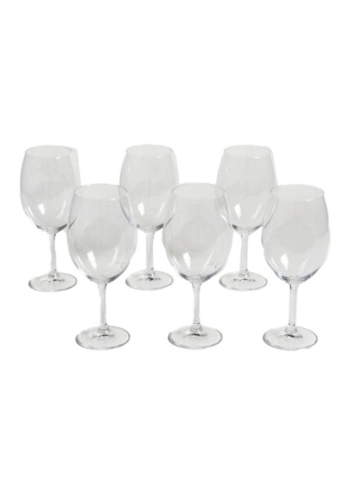 Set de 6 copas de cristal de Bohemia 450 ML Transparente
