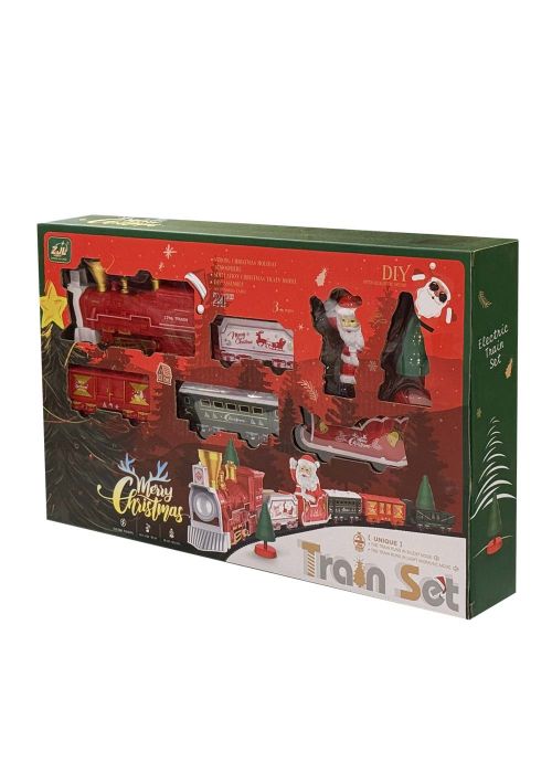 Tren Navideño 24 Piezas Multicolor