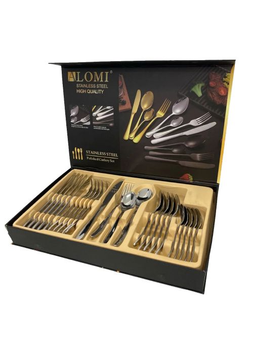 Set de cubiertos 24 piezas 410 ss Plata