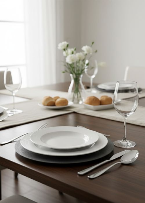 Set de cubiertos 24 piezas 410 ss Plata